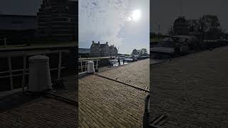 netherlands lemmer lock sluis 2024 watersport boat holiday travel [upl. by Lehcin308]