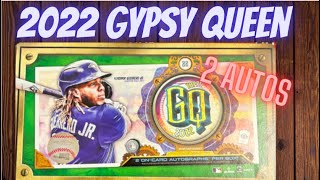 2022 Topps Gypsy Queen Hobby Box  2 On Card Autos Per Box [upl. by Haseefan]