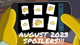 Tapped Out August 2023 Event SPOILERS  Whats Included In The Next Major TSTO Event [upl. by Ritchie]