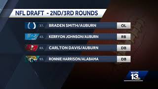 3 Auburn players drafted Friday night [upl. by Nazay970]