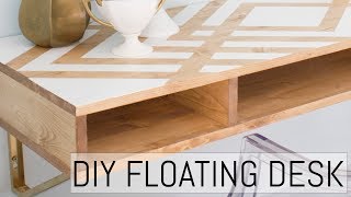 DIY Floating Desk [upl. by Siuol868]