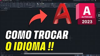 COMO ALTERAR O IDIOMA DO AUTOCAD  INGLÊS E PORTUGUÊS [upl. by Euton]