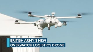 What British Armys new overwatch logistics drone brings to battlefield [upl. by Merline697]