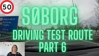 Driving test route Søborg PART 6 2024 English [upl. by Janaya632]