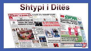 25 janar 2024 quotShtypi i ditesquot në News24  quotKoha për tu zgjuarquot ne studio Edvin Peçi [upl. by Packston303]