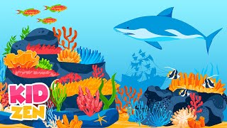 10 Hours Relaxing Baby Sleep Music  Sea Diving 🦈 Piano Background Music for Kids Extended [upl. by Cira851]