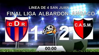 DEPORTIVO RINCON VS ATLETICO SAN MIGUELFINAL LIGA ALBARDON ANGACO [upl. by Killie]