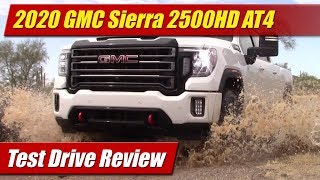 2020 GMC Sierra 2500 HD AT4 Test Drive [upl. by Briant]