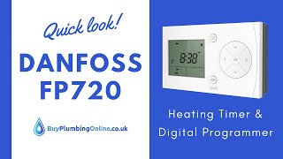 Quick Look at the Danfoss Heating Control FP720 Digital Timer [upl. by Joe]