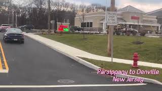 Parsippany to Denville New Jersey USA america usa newjersey [upl. by Elleniad]