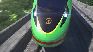 ChinaLaos Railway EMU Revival CR200J ທາງລົດໄຟຈີນລາວ EMU Revival CR200J 中老铁路动车组复兴CR200J [upl. by Loleta]