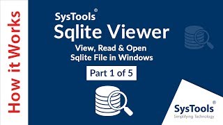 SysTools Sqlite Viewer Official  How to View Sqlite Database Using Sqlite Forensics Explorer [upl. by Vassili]