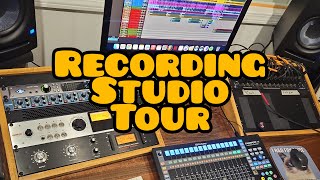 Recording Studio Tour  How to Set Up A Recording Studio [upl. by Anomer]