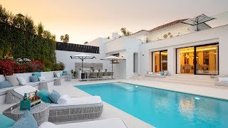 Modern Luxury Villa Nueva Andalucia Marbella  Drumelia [upl. by Ennazus]