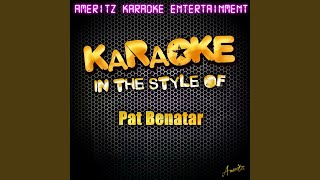 Shadows of the Night Karaoke Version [upl. by Arimihc]