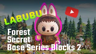 Labubu Forest Secret Base Series Blocks 2 [upl. by Nnil]