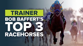 TOP 5 BOB BAFFERT HORSES AMERICAN PHAROAH JUSTIFY amp ARROGATE [upl. by Neumark]