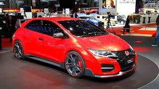 Geneva motor show 2014 Racebred Honda Civic TypeR concept [upl. by Pelpel418]