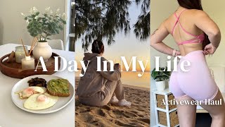 VLOG  A Day In My Life  Activewear Haul [upl. by Aneroc37]