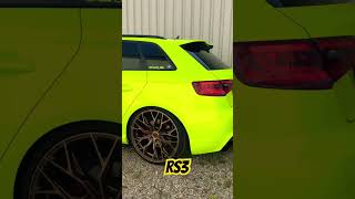 AUDI RS3 cars automobile cartok ppf foliengarage carwrap wrapping audi rs3 fast vinyl [upl. by Litnahs]