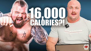 Critiquing Eddie Halls Strongman Diet [upl. by Piero]