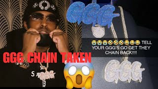 Toronto rapper Top5 GGG chain gets snatched Yung Lava 2Quanchy and SouthSideUpti responds [upl. by Ecirtam]