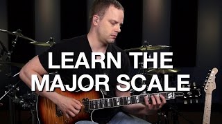 Learn The Major Scale On Guitar  Lead Guitar Lesson 3 [upl. by Narba]