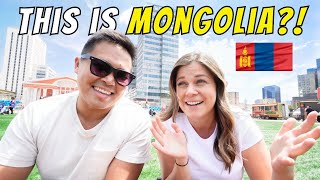 First Impressions of Mongolia  Exploring Ulaanbaatar and Trying Mongolian Food [upl. by Alaekim]