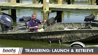 Tips and Tricks for Launching and Retrieving a Trailer Boat [upl. by Dagnah295]