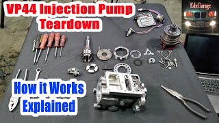 VP44 Injection Pump Teardown  How it Works [upl. by Davina]