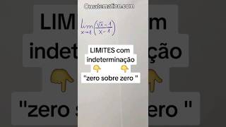 LIMITES com indeterminação 00 [upl. by Eiznyl]