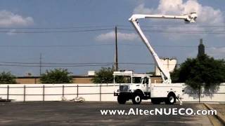 Altec AA755P Bucket Truck Video [upl. by Porche425]