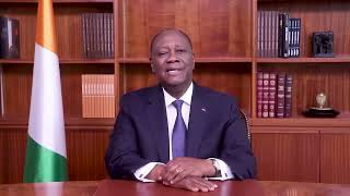 Discours à la Nation du Président de la République Alassane Ouattara du 31 décembre 2022 [upl. by Nodearb]