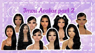 Imvu female avatar part 2 imvu youtube lookbook subscribe [upl. by Ardnazil493]