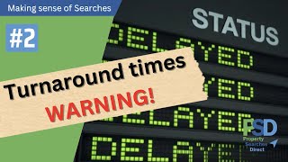 Do you know your Local Authority Search Turnaround Timescales [upl. by Soren]