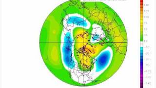 500mb geopotential height seasonal anomaly animation from Sept 1 2006 to Sept 15 2010 [upl. by Ragouzis]