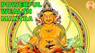 Most powerful wealth mantra  Yellow Jambhala buddha mantra 108 time  Kuber Mantra to attract money [upl. by Einahc]