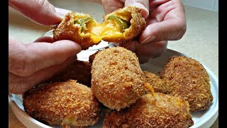 JALAPENO POPPERS  How to make Jalapeno Cheddar Poppers [upl. by Naiva379]