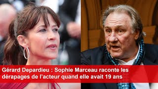 Gérard Depardieu  Sophie Marceau raconte les dérapages de l’acteur quand elle avait 19 ans [upl. by Armond]