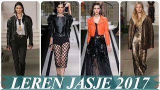 Nieuwe mode leren jasje dames 2017 [upl. by Netloc]