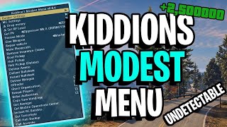 😱 El mejor mod menu Kiddions gratis 😱Gta V Online 151INDETECTABLE externo 😘 [upl. by Nosreip]