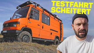 Bester Reisecamper kann nichts So geht es nicht Mercedes 814 4x4 steckt fest [upl. by Lehacim]