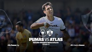 Pumas vs Atlas  Apertura 23 Jornada16  Color Suzuki [upl. by Raseda]