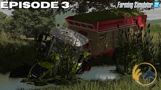 Problème à lensilage   EARL de la vache dor EP3 Série RP  Farming Simulator 22 [upl. by Ecyla]