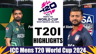 Pakistan vs United States World Cup 2024 Highlights  Cricket 19 [upl. by Imre344]