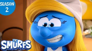 Smurfettes Painting  EXCLUSIVE CLIP  The Smurfs 3D SEASON 2 [upl. by Aynod366]