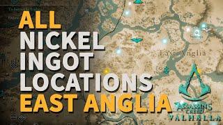 All Nickel Ingot Locations Assassins Creed Valhalla East Anglia [upl. by Feldt]