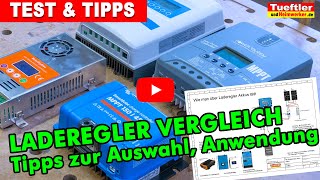 Welchen Laderegler wählen MPPTSolarladeregler Vergleich u kl Laderegler Tutorial Teil1 Tueftler [upl. by Karyn]