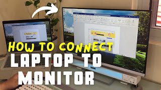 How to Connect a Second Monitor to Your Laptop  HP EliteBook 840 [upl. by Akemed]