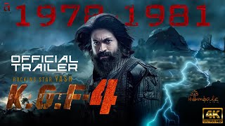 KGF 4  Official Concept Trailer  Yash  Srinidhi Shetty  Raveena Tandon  Prashanth Neel Prakash [upl. by Ahseid38]